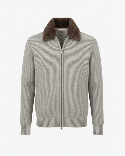 COURCHEVEL Full Fur Lined Cardigan